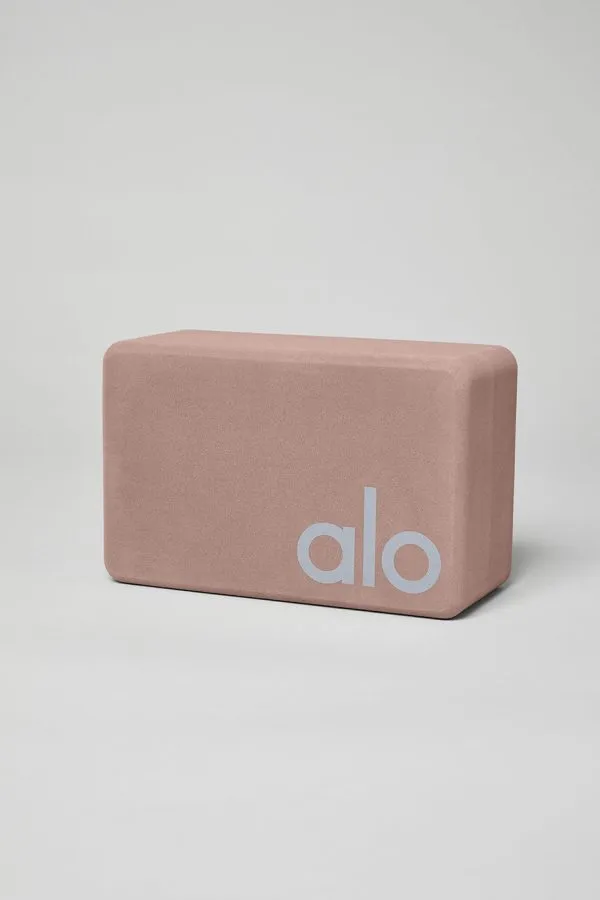 Uplifting Yoga Block - Smoky Quartz/Silver