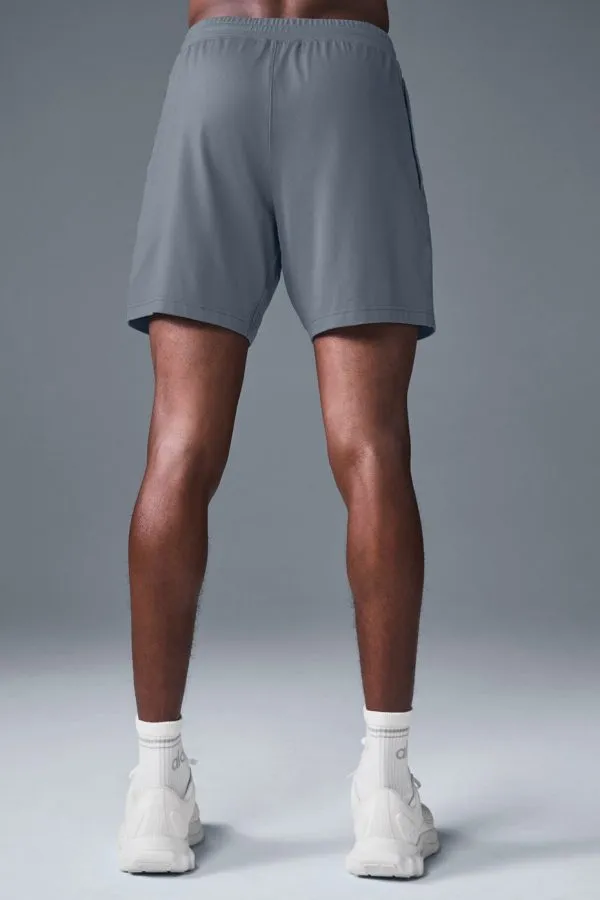 7" Conquer React Performance Short - Steel Grey