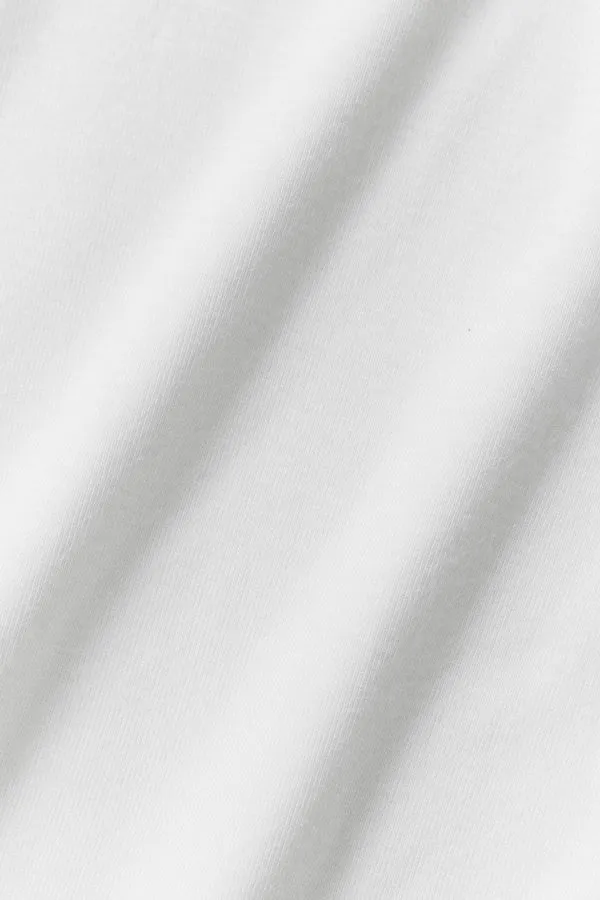 Cropped Timeless Tee - White