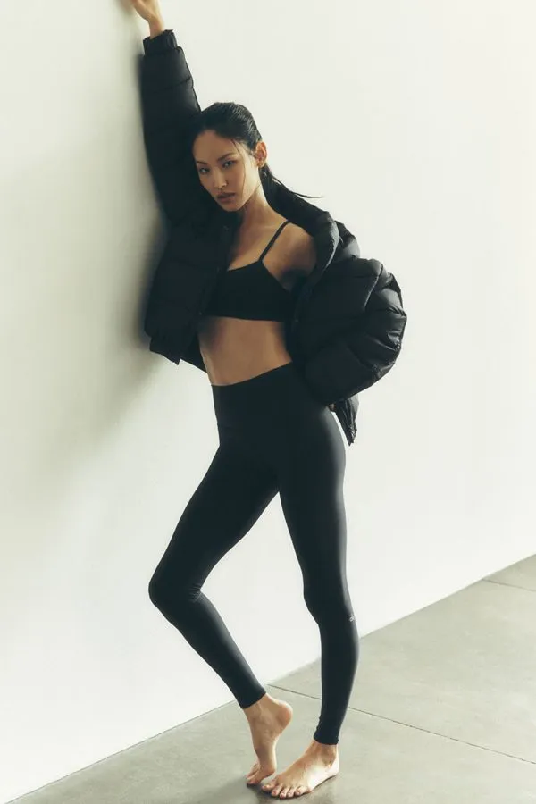 High-Waist Airlift Legging - Black