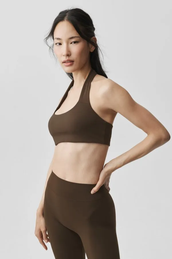 Softsculpt Feel The Heat Halter Bra - Espresso